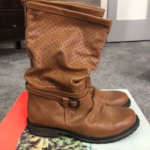 Brown Mid Calf Boots